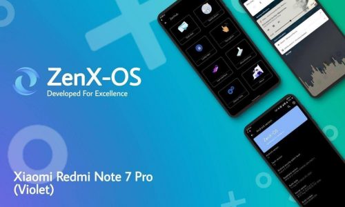 ZenX OS v1.9 For Redmi Note 7 Pro Violet