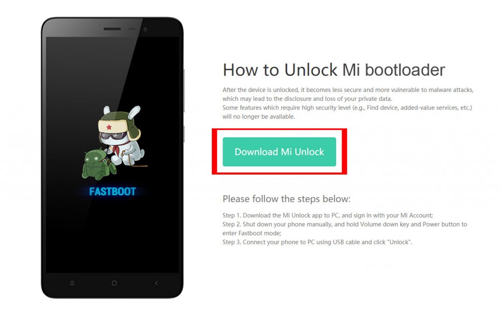 Mi Unlock Tool The Custom Rom