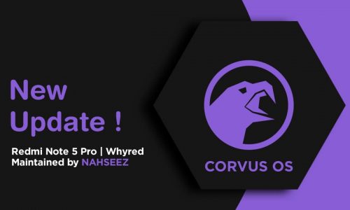 Corvus OS v13.0 R(11) For Redmi Note 5 Pro Whyred
