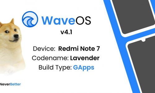 WaveOS v4.1 R(11) For Redmi Note 7/7s Lavender