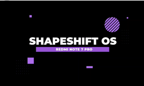 ShapeShift OS with Android 11 For Redmi Note 7 Pro (Violet)