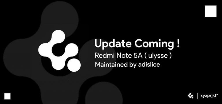 Ancient OS Redmi Note 5A Prime