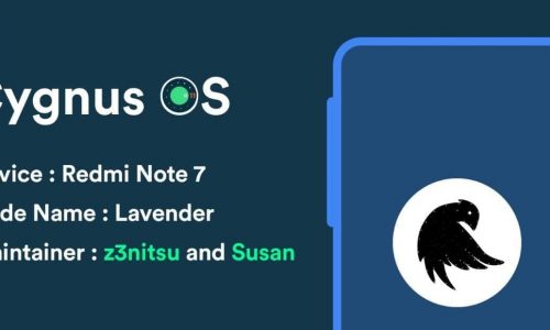 Cygnus OS with Android 11 For Redmi Note 7/7s (Lavender)