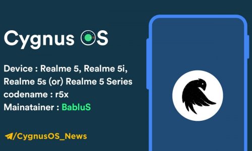 Cygnus OS with Android 11 For Realme 5/5i/5s (r5x)