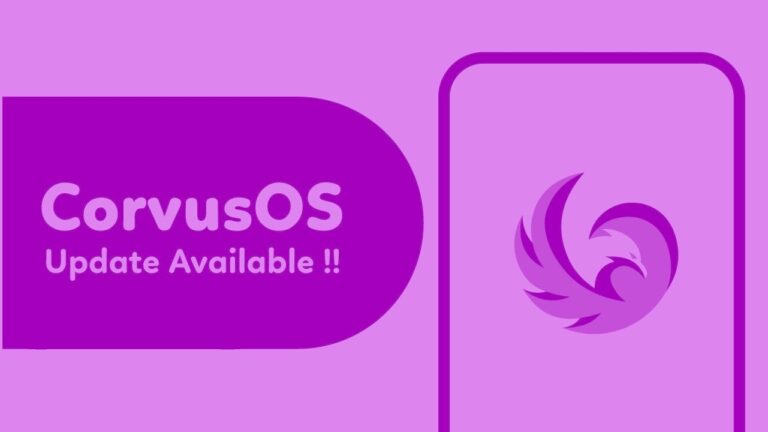 Corvus OS 3.0 Android 12L