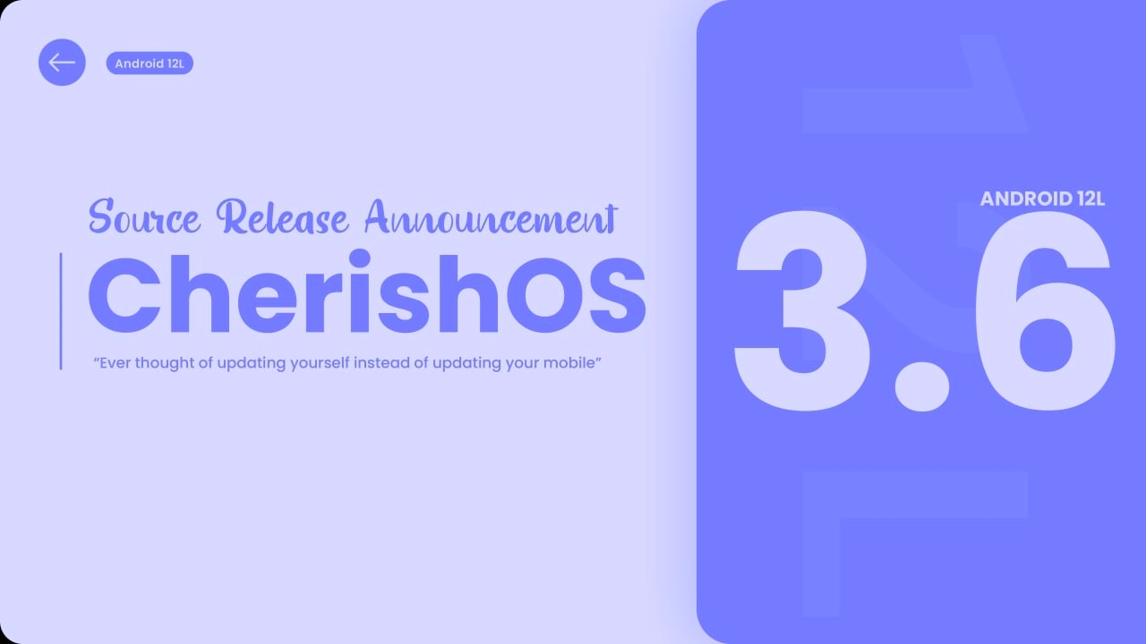 Cherish OS 3.6